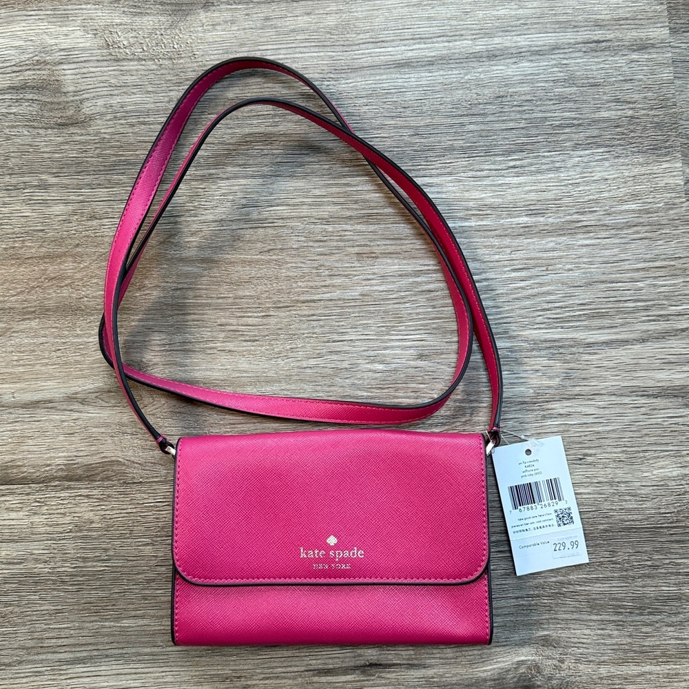 Kate Spade Vibrant Pink Crossbody Bag